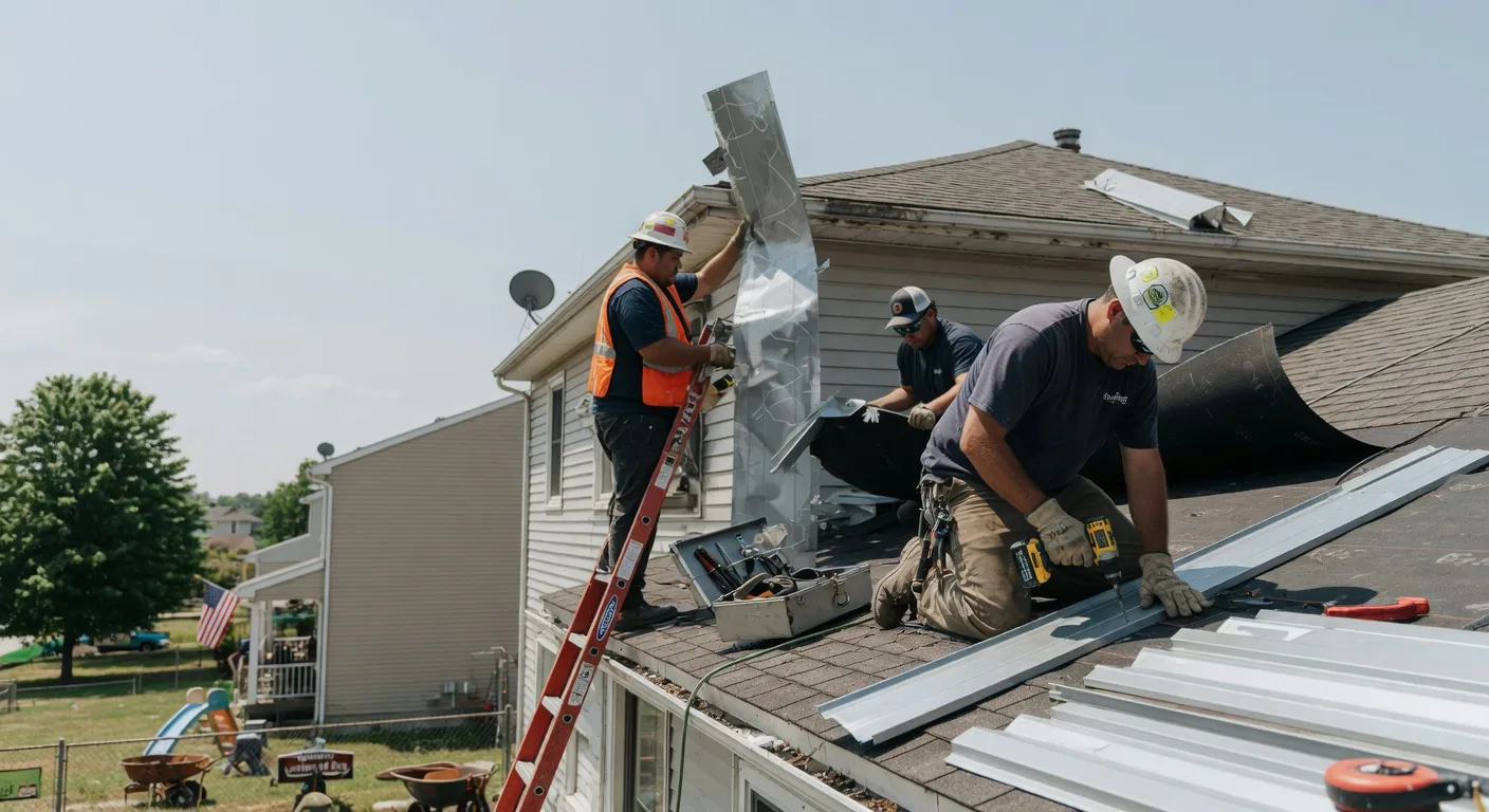 Storm Damage Metal Roof Repair in Glendale Springs, NC